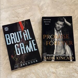 Brutal Game and Promise Me Forever Books
